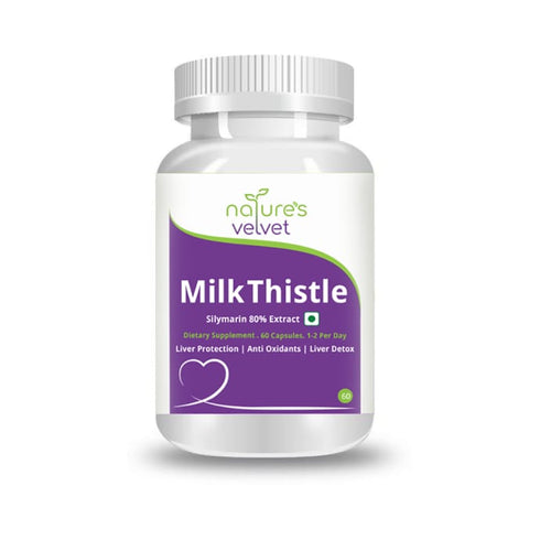 Natures Velvet Lifecare Milk Thistle 300mg Pure Extract Capsule, bottle of 60 capsules