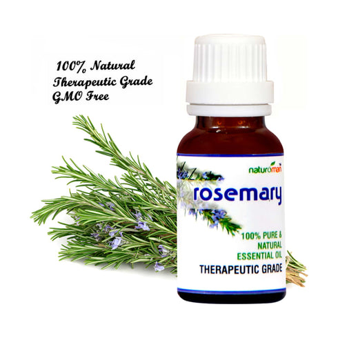 Naturoman Rosemary Pure and Natural Essential Oil bottle of 15 ml Oil