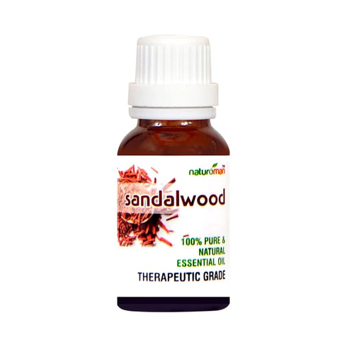 Naturoman Sandalwood Pure and Natural Essential Oil bottle of 20 ml Oil