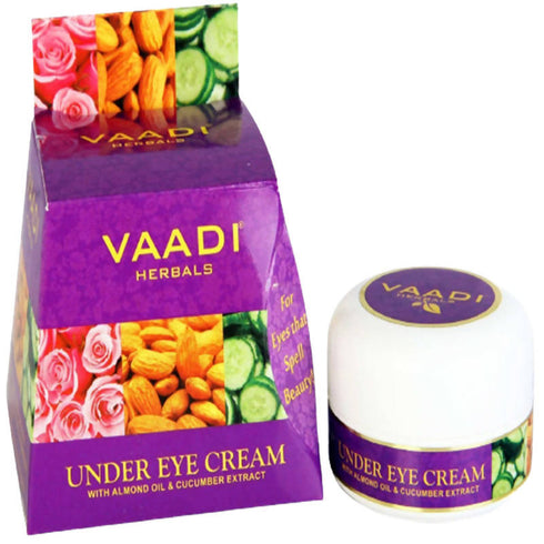 Vaadi Herbals Under Eye Cream Almond Oil and Cucumber Extract