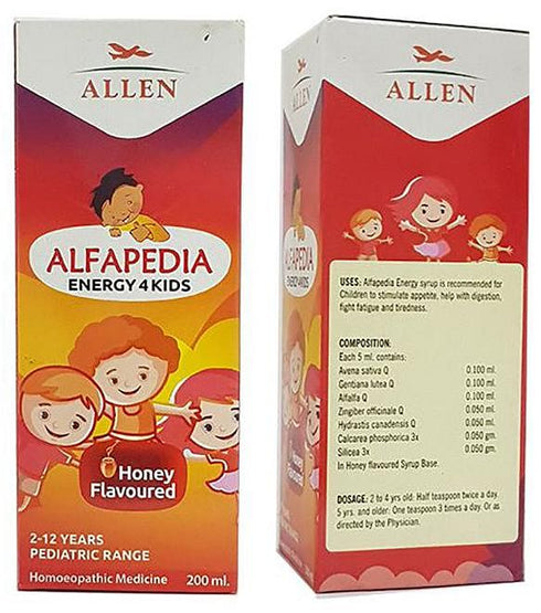 Allen Alfapedia Energy 4 Kids Syrup