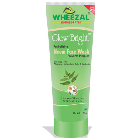Wheezal Glow Bright Revitalizing Neem Face Wash