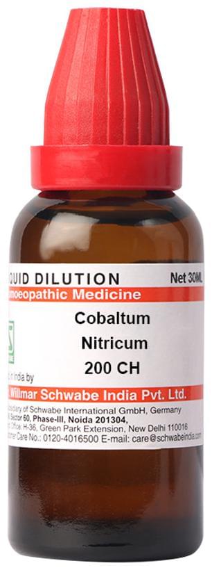 Dr Willmar Schwabe India Cobaltum Nitricum Dilution 200 CH