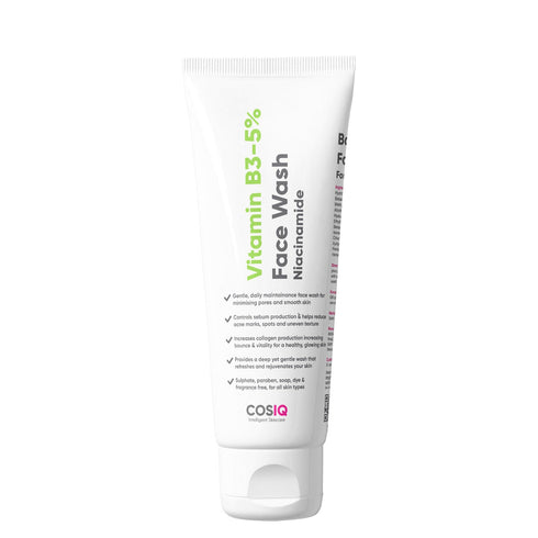 Cosiq Vitamin B3-5% Niacinamide Face Wash for Smooth and Even Skin 100 ml