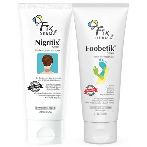 Fixderma Skincare Nigrifix Cream And Foobetik Foot Cream