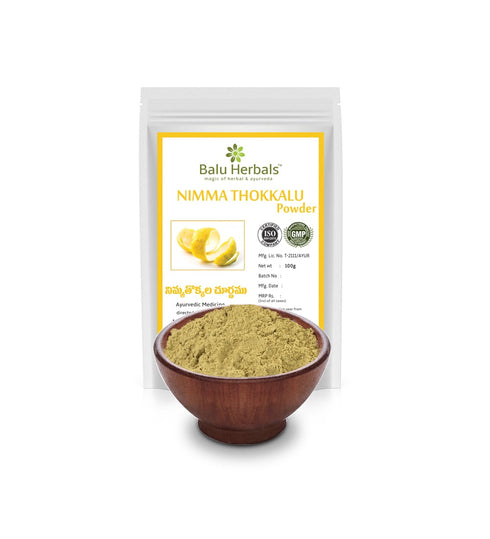 Balu Herbals Nimbu, Citrus Peel Powder 100g