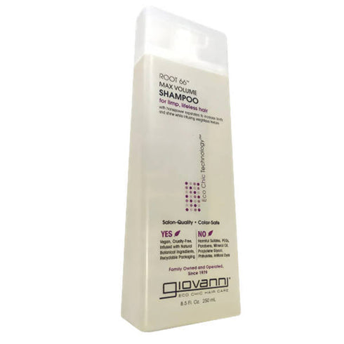 Giovanni Organic Root 66 Max Volume Shampoo 250ml