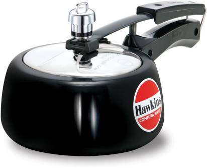 Hawkins Contura Black 1.5 L Pressure Cooker (CB15)