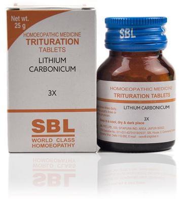SBL Lithium Carbonicum Trituration Tablet 3X