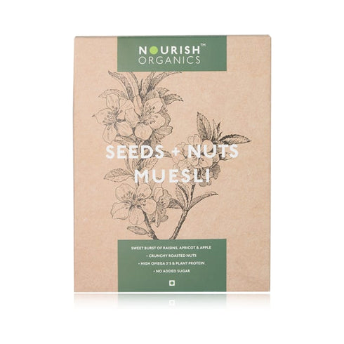 Nourish Organics Muesli Seeds and Nuts box of 300 g Muesli