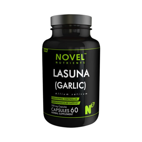 Novel Nutrients Lasuna | Garlic | 300mg Capsule | 60 capsules