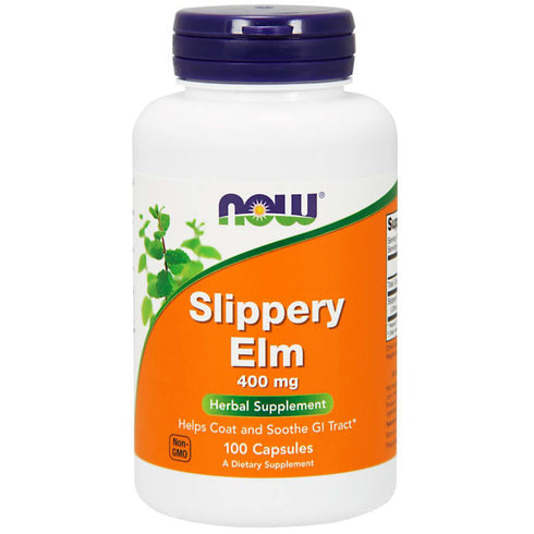 NOW Foods Slippery Elm 400mg Capsule