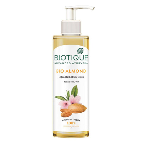 Biotique Advanced Ayurveda Bio Almond Ultra Rich Body Wash 200g