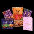 Cadbury Valentines Nut Lovers Hamper with Teddy and Card