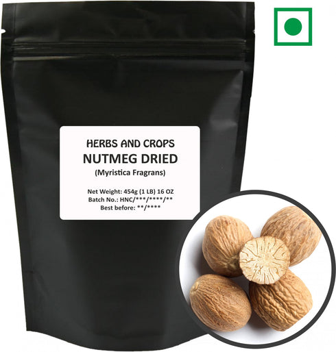 Herbs And Corps Nutmeg Dried 454g