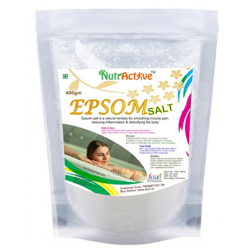 NutrActive Epsom Salt 400 gm Powder