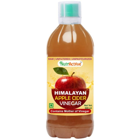 NutrActive Himalayan Apple Cider Vinegar with Mother of Vinegar bottle of 500 ml