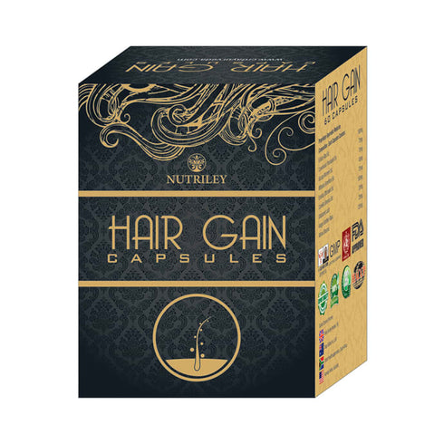 Nutriley CRD Ayurveda Hair Gain Capsule