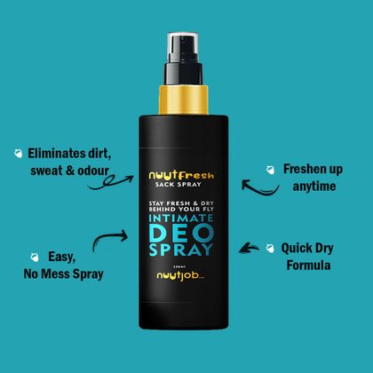 Nuutjob Nuutfresh Intimate Sack Spray Deodorant 100ml