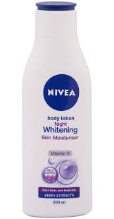 Nivea Night Whitening Skin Moisturizer - 200ml