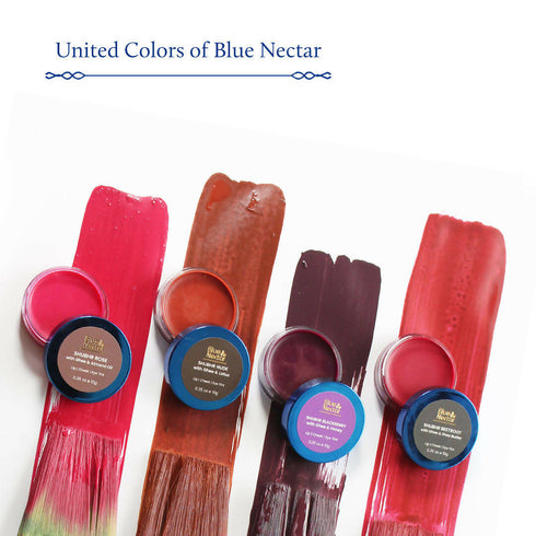 Blue Nectar Shubhr Blackberry Lip| Cheek and Eye Tint with Ghee and Almond Oil