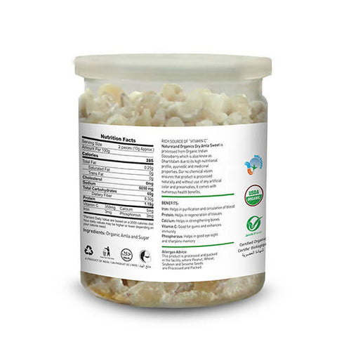 Nature Land Organics Dry Amla Candy Sweet