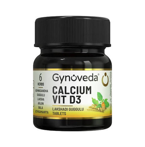 Gynoveda Calcium Vit D3 Tablets (Lakshadi Guggulu) - 60 Tablets