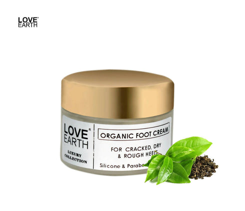 Love Earth Organic Foot Cream For Cracked and Dry Heels