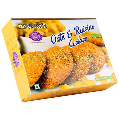 Karachi Bakery Oats And Raisins Cookies 250g
