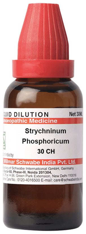 Dr Willmar Schwabe India Strychninum Phosphoricum Dilution 30 CH