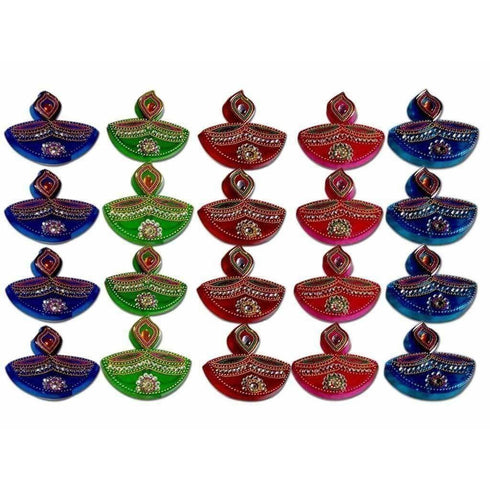 Colorful Lamp Design Kumkum Box
