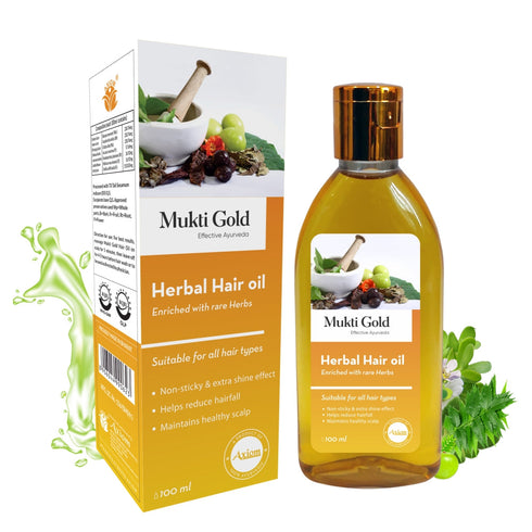 Axiom Mukti Gold Herbal Hair Oil