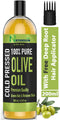 Naturogin 100% Pure Premium Cold Pressed Olive Oil for Hair & Skin 200ml