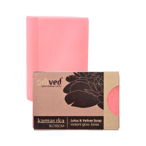 Omved Lotus & Vetiver Soap,packet of 125 gm Soap