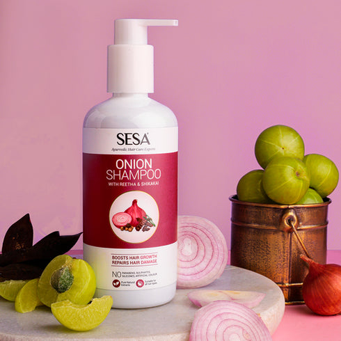 Sesa Onion Damage Repair Shampoo with Reetha and Shikakai