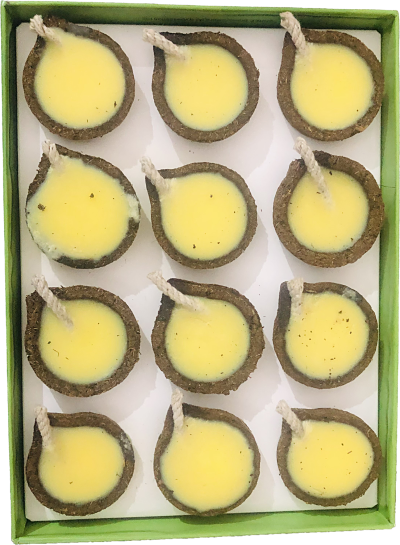 Panchagavya Ghee Deepam 12(PCS)