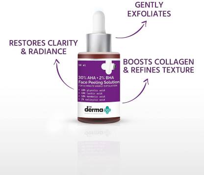 The Derma co 30% AHA + 2% BHA Peeling Solution