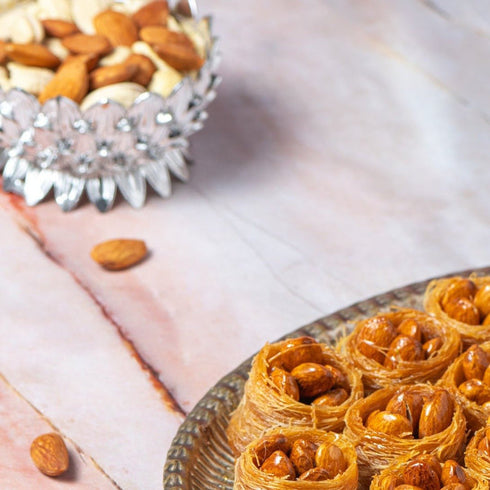 The Baklava Box Oshe Bul Bul Almond Baklava Nest Baklava