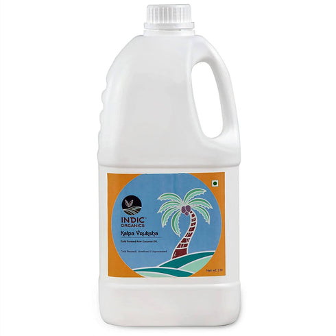 Indic Organics Cold Pressed Raw Coconut Oil