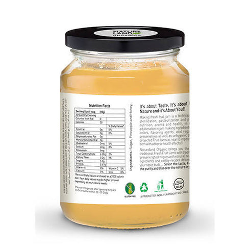 Nature Land Organics Pineapple Jam