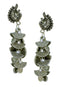 Small Fan Style Oxidised Earrings 15g