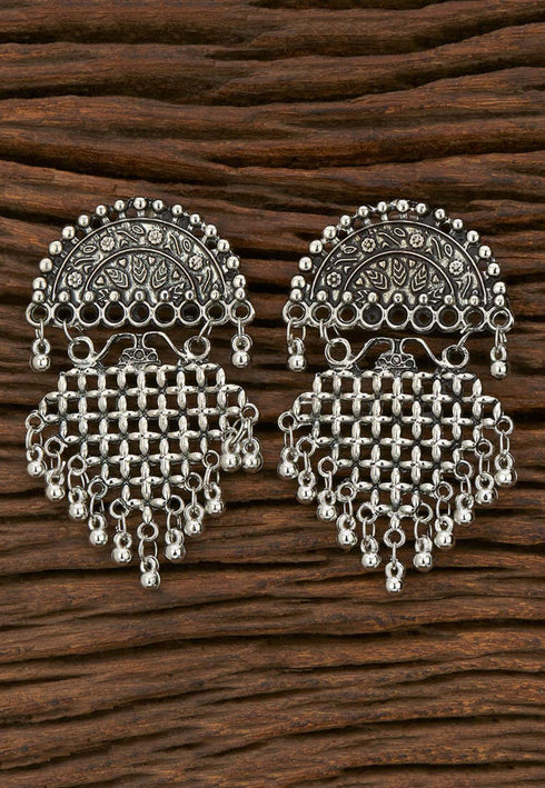 Net Style Oxidised Earrings 15g