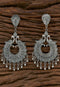 Peacock Style Oxidised Earrings 20g