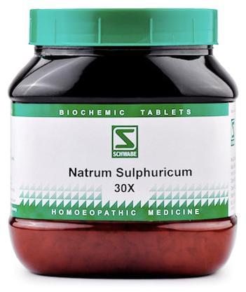 Dr Willmar Schwabe India Natrum Sulphuricum Biochemic Tablet 30X