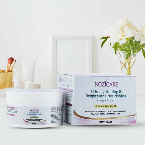 Healthvit Kozicare Skin Lightening And Brightening Nourishing Night Cream