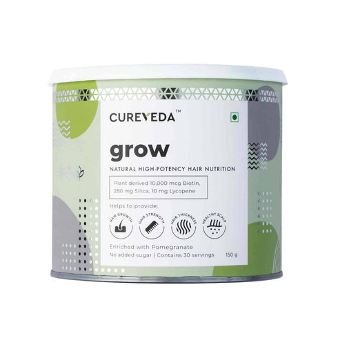 Cureveda Grow Natural HighPotency Hair Nutrition 150g