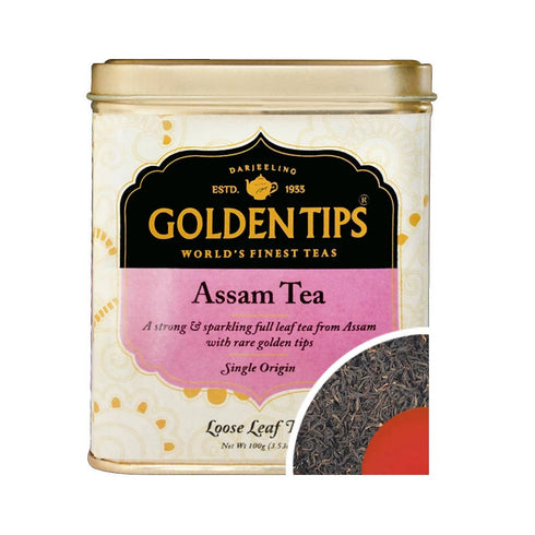 Golden Tips Assam Tea Tin Can