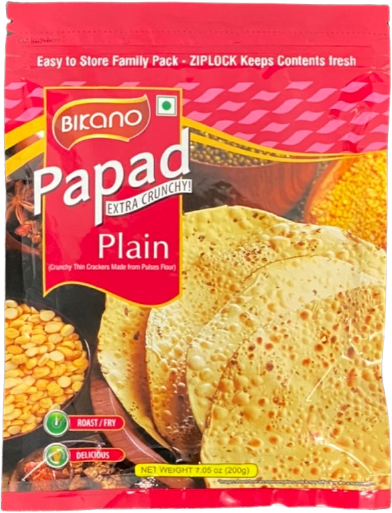 Bikano Sada Papad 200g