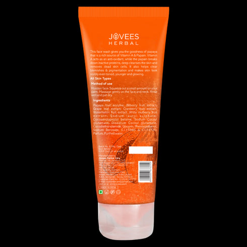 Jovees Herbal Papaya Face Wash For Women Men