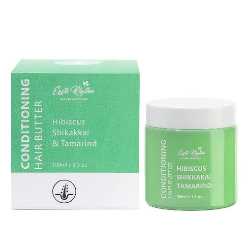 Earth Rhythm Conditioning Hair Butter With Hibiscus | Shikakai and Tamarind